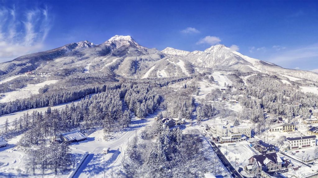 Mounk Myoko in snow